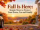Simple ways to pretect your home car and family in fall
